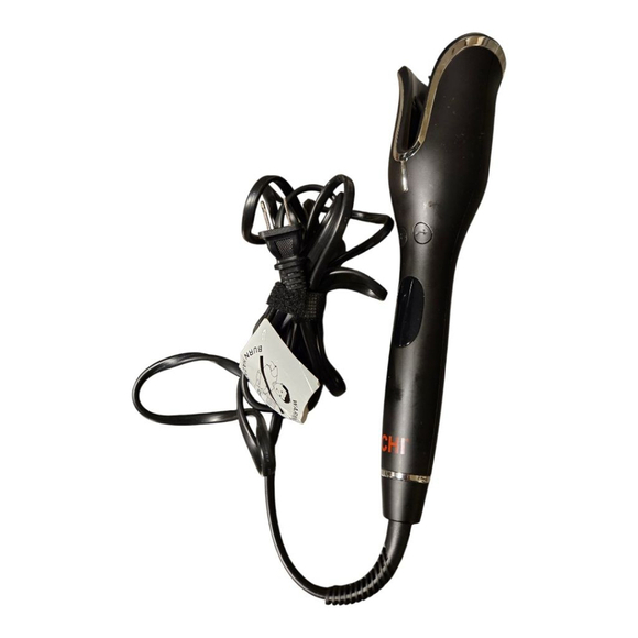 Women's CHI Black Automatic Rotating Hair Curler One Size - Picture 7 of 10